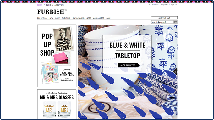 screenshot of shopfurbish.com