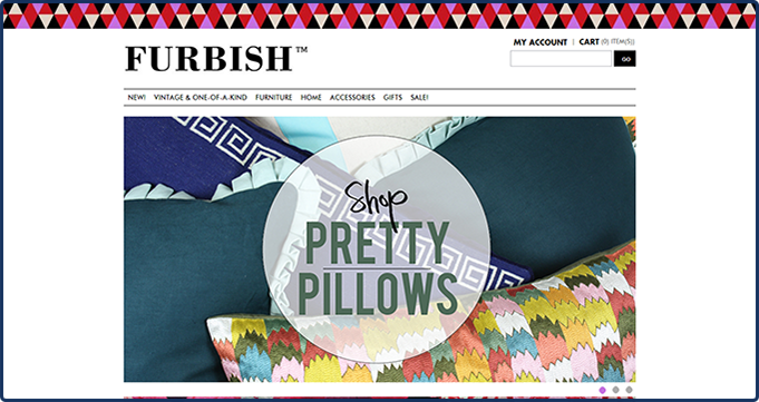 screenshot of shopfurbish.com