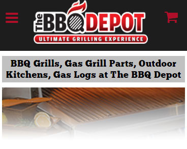 The BBQ Depot Responsive Design