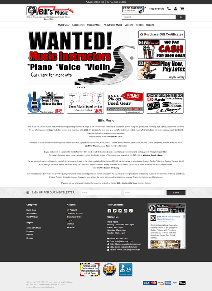 Redesigned Home Page Redesigned Home Page