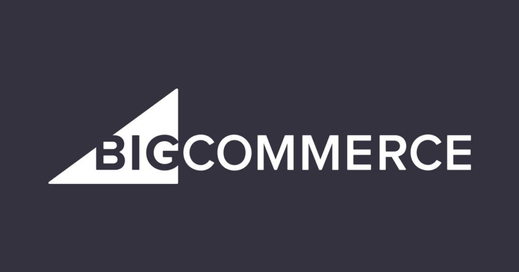 Black BigCommerce logo
