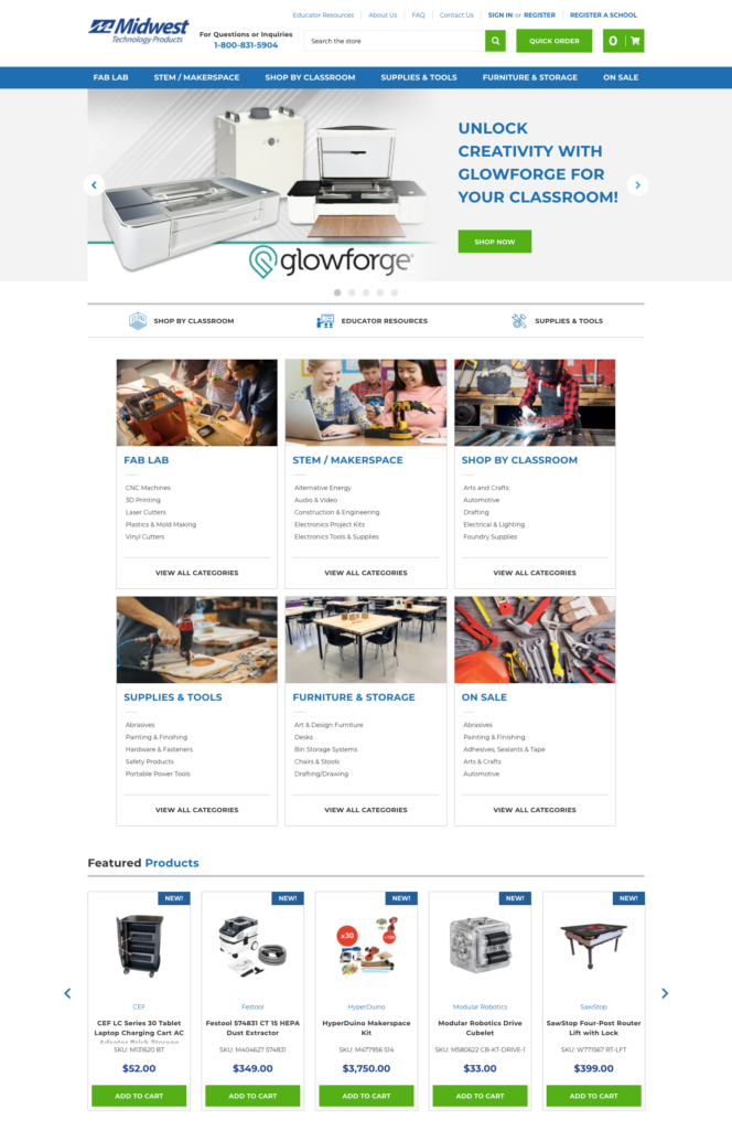 Midwest Technology Desktop Homepage