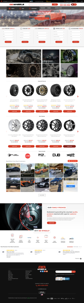 BB Wheels Full Site - Desktop