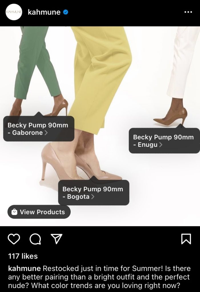 instagram shoppable post