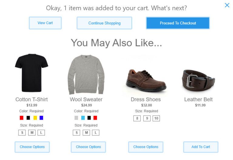 Add To Cart Cross-Sell