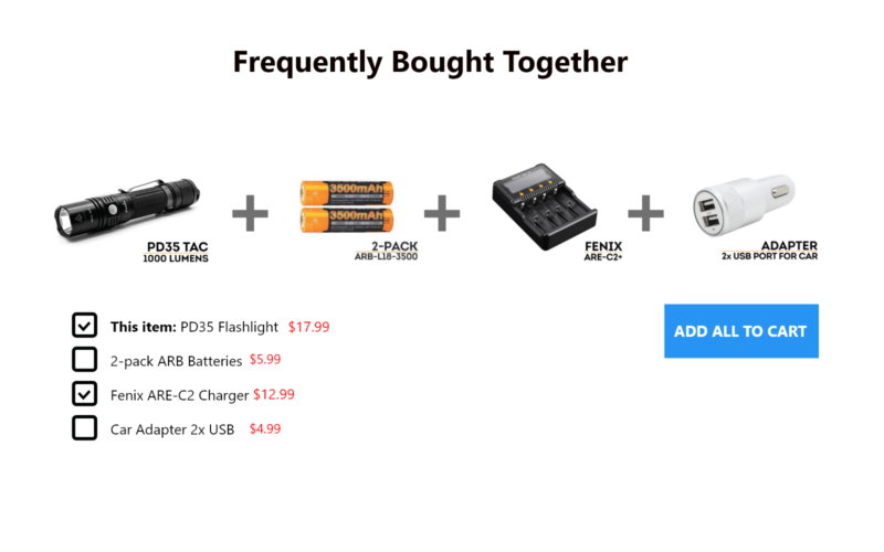 Frequently Bought Together BigCommerce plugin add-on