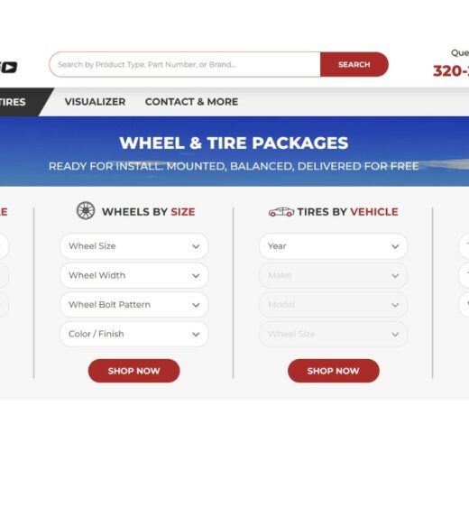 Tire and Wheel Part Finder