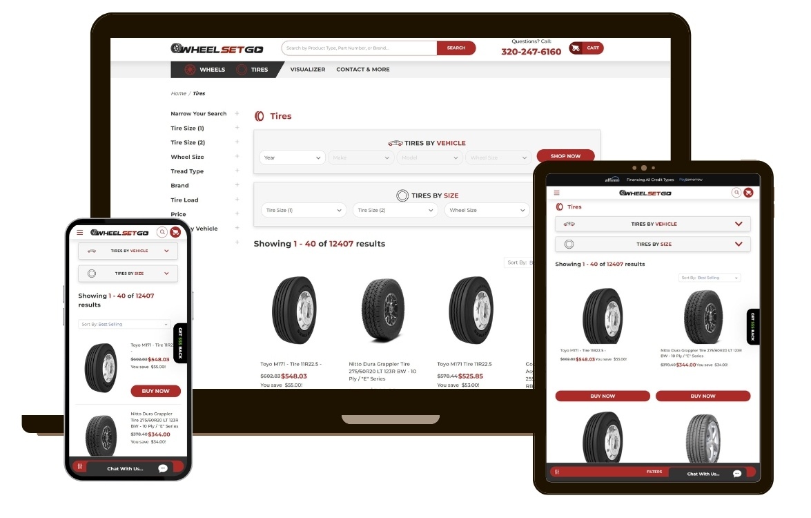 WheelSetGo.com category page