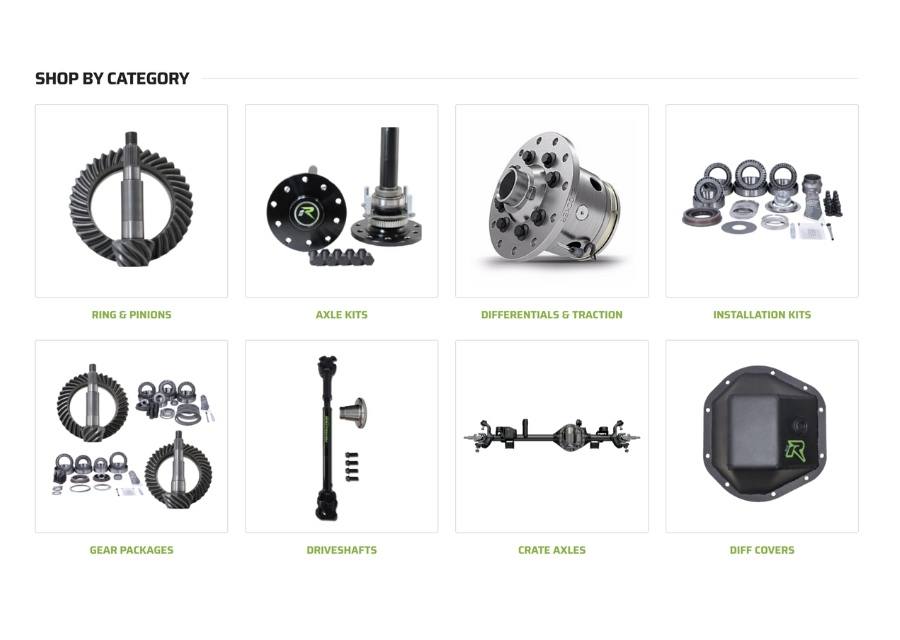 BigCommerce Design - Visual Category CTAs on Homepage for RevolutionGear.com