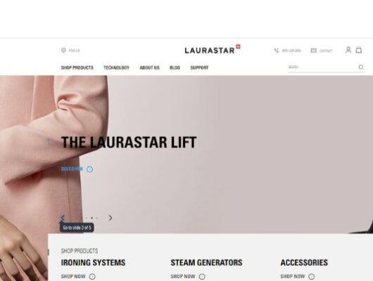 Full Steam Ahead: Laurastar US Modernizes Online Store with BigCommerce Cornerstone Theme Update