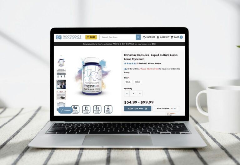 Transforming Nootropics Depot with a Custom BigCommerce Redesign