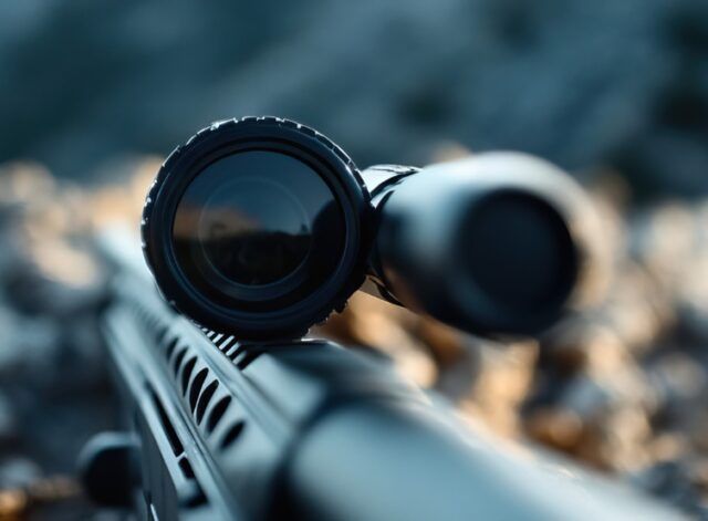 Rifle Scope on Rocky Terrain - Custom BigCommerce Checkout for Firearms Merchants